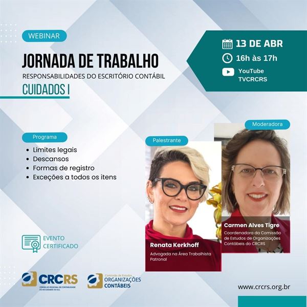 [[Curso] Jornada de Trabalho: Responsabilidades do escritório contábil – Cuidados I]